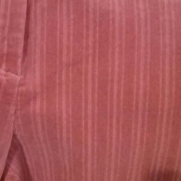INC Stretch Pink Cord Cuffed Pants Size 6 - Picture 2 of 5